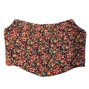 Zara Floral Corset Top Size M Womens
